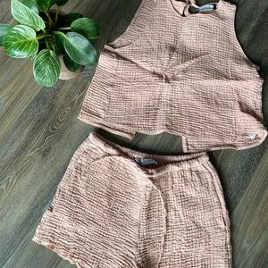 Zara two piece set (pink) - XS